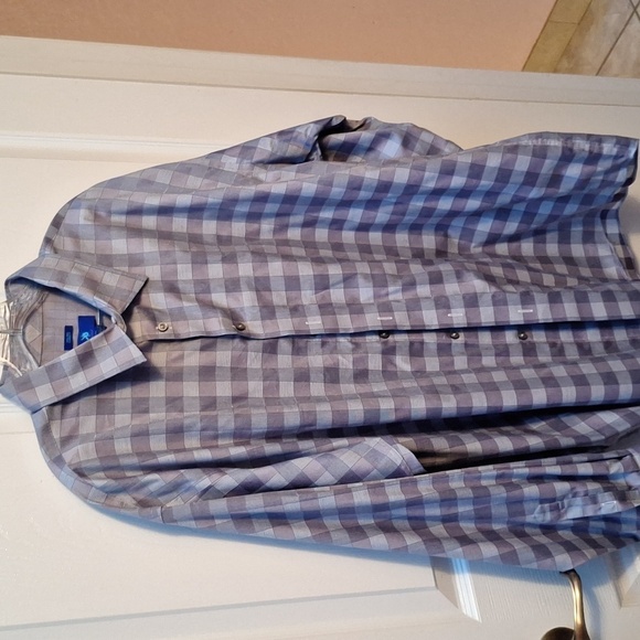 F mens Egara long sleeve button down shirt size 2X. like new - Picture 1 of 3